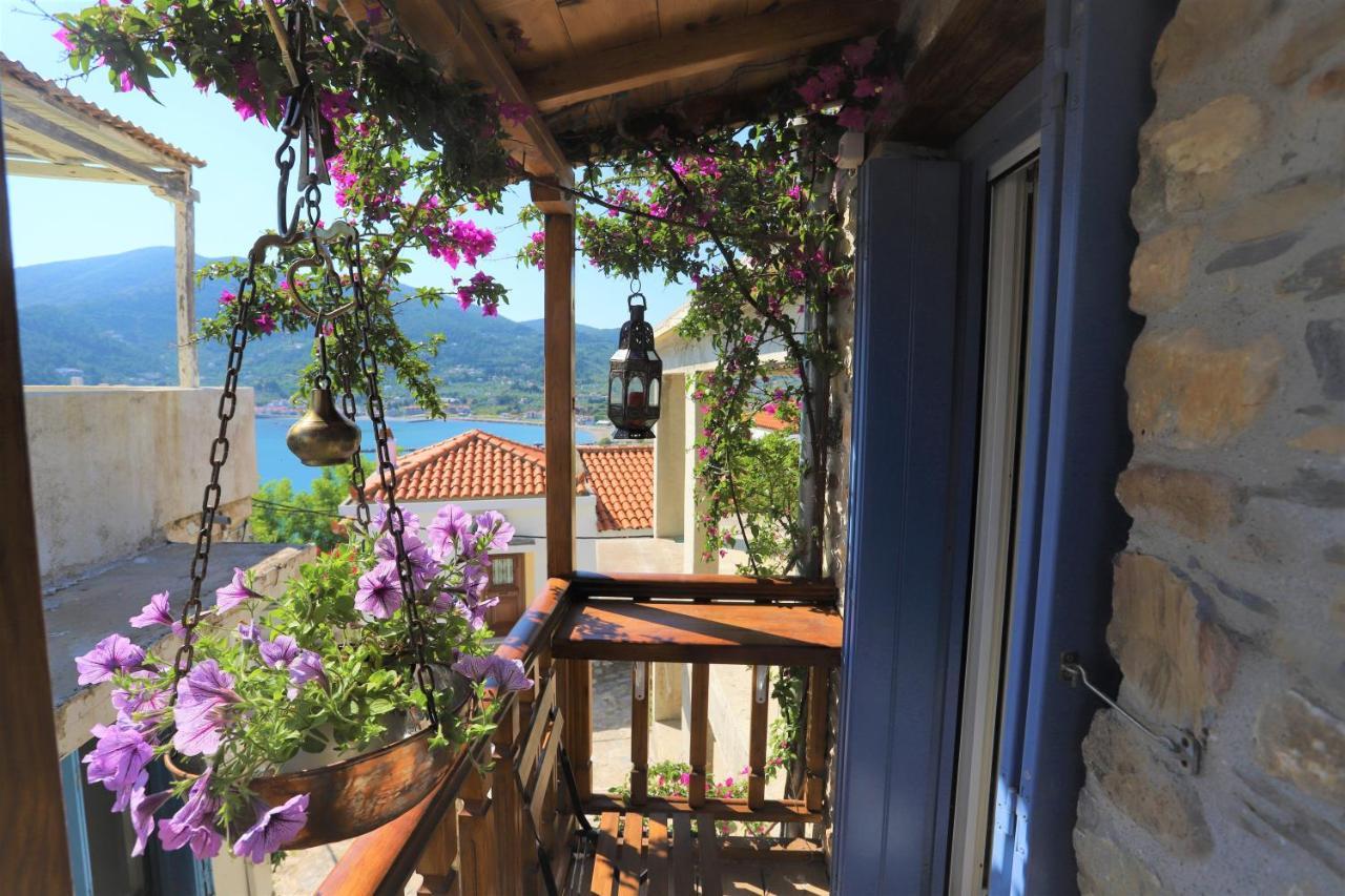 Villea Seaview Apartments Skopelos Town Exterior foto