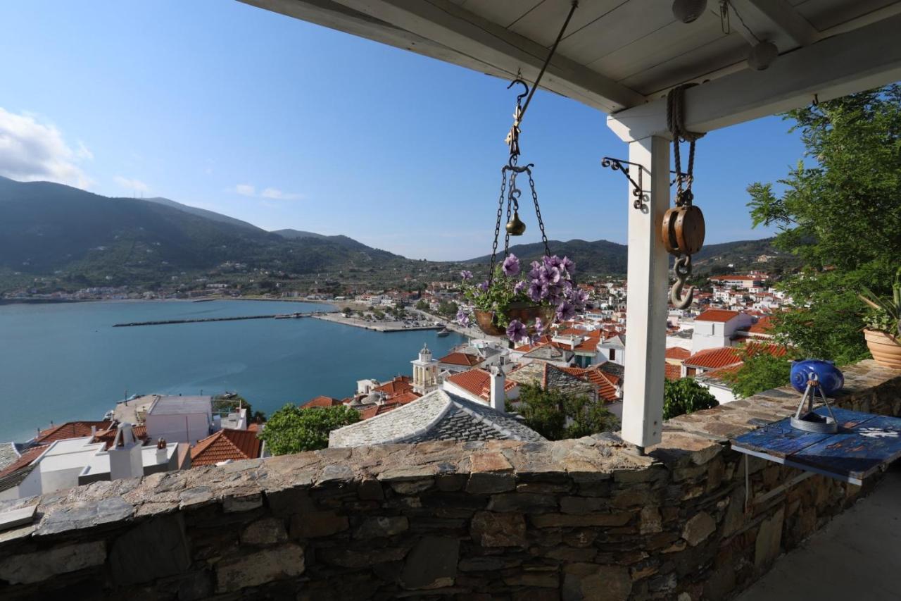 Villea Seaview Apartments Skopelos Town Exterior foto
