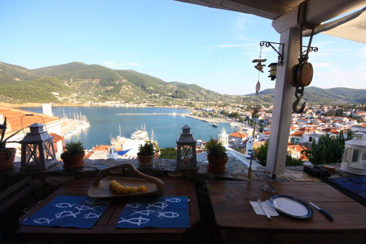 Villea Seaview Apartments Skopelos Town Exterior foto